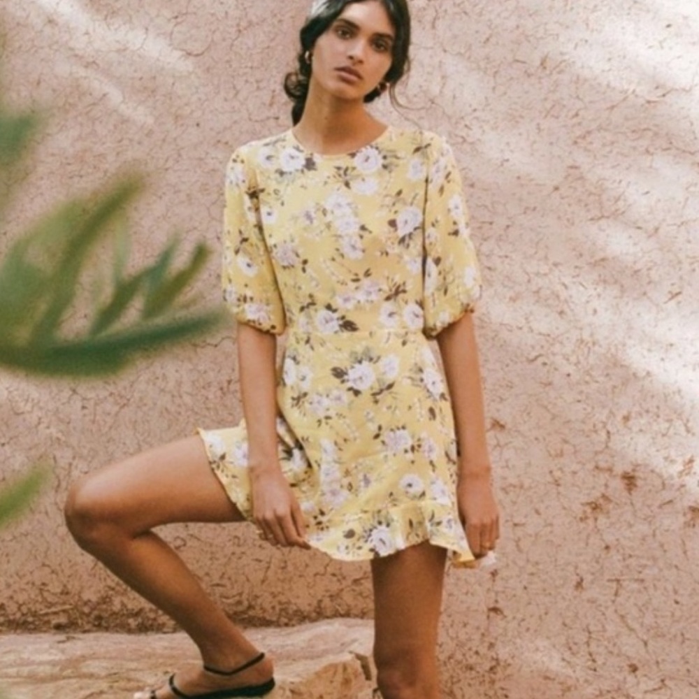 Faithful The Brand | Jeanette Floral Pomeline Dress